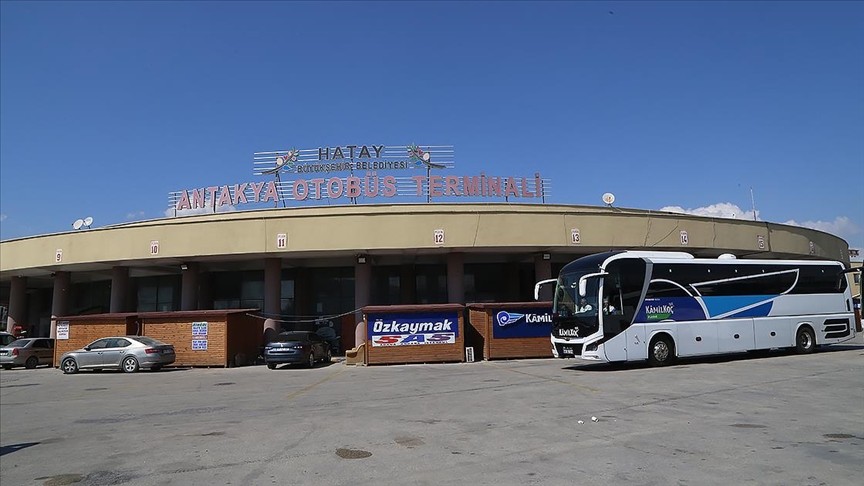 Depremde zarar gören Antakya Otobüs Terminali onarıldı