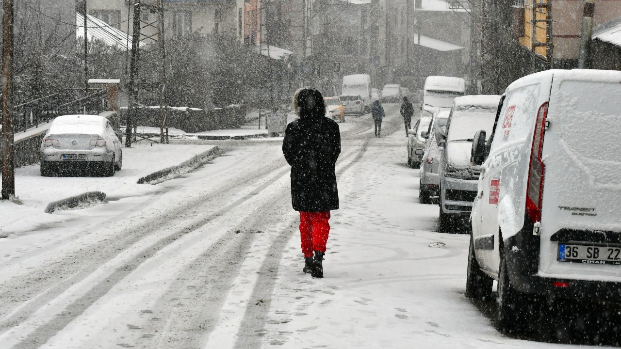Erzurum ve Ardahan il merkezi ile Kars'ın yüksek kesimlerine kar yağdı