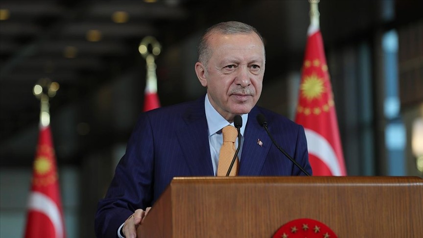 Erdoğan 'terörle mücadele' mesajı verdi