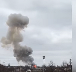 Rusya, Ukrayna'da akaryakıt istasyonunu vurdu