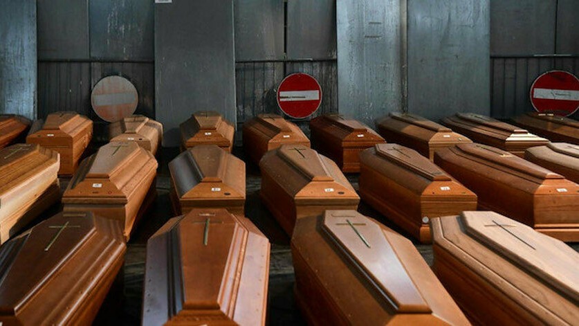 İtalya'da cenaze krizi