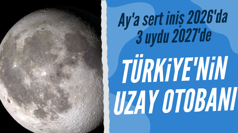 ​Türkiye, 2026'da Ay'a sert iniş yapacak