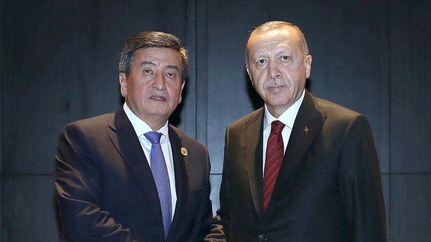 Başkan Erdoğan Ceenbekov ile telefonda görüştü