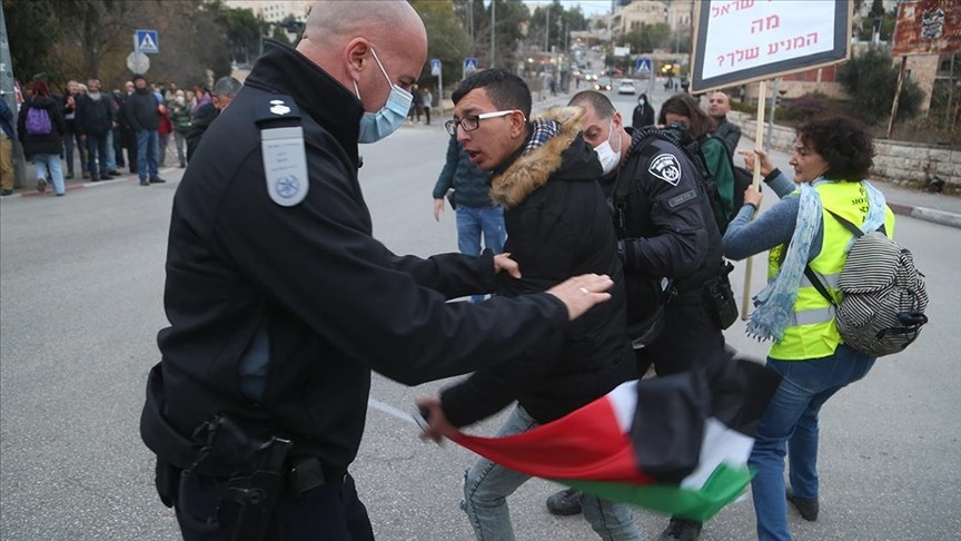 ​Doğu Kudüs'te 'işgal ve tehcir karşıtı' gösteri