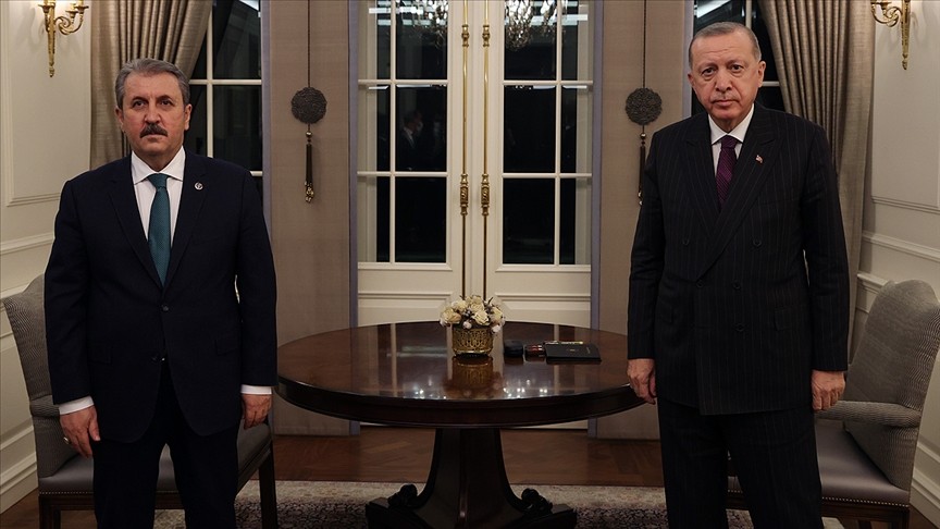 Başkan Erdoğan Destici'yi kabul etti