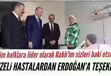 Gazze'den getirilen hastalar Cumhurbaşkanı Erdoğan'a teşekkür etti