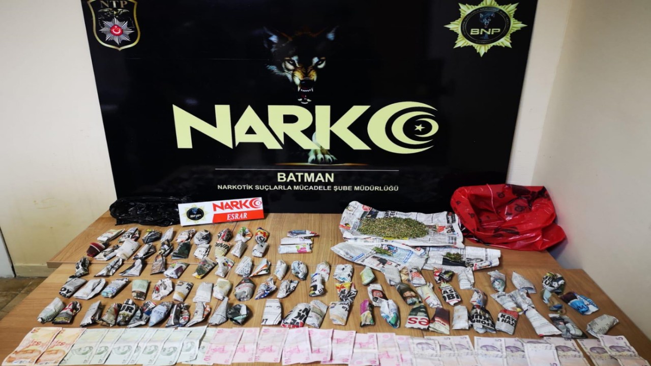 Batman'da uyuşturucu operasyonları: 5 tutuklama