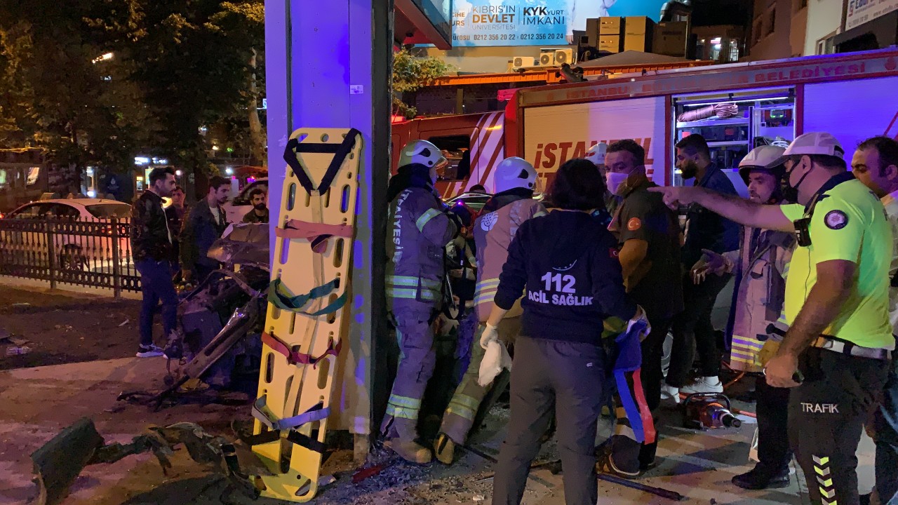 İstanbul'da trafik kazası: bir kişi ağır yaralı