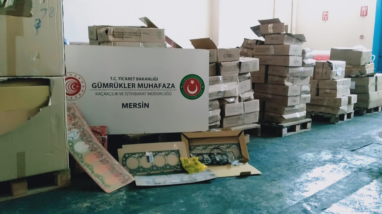 Gümrük Muhafaza ekipleri Mersin Limanında "hayali ihracat"a geçit vermedi