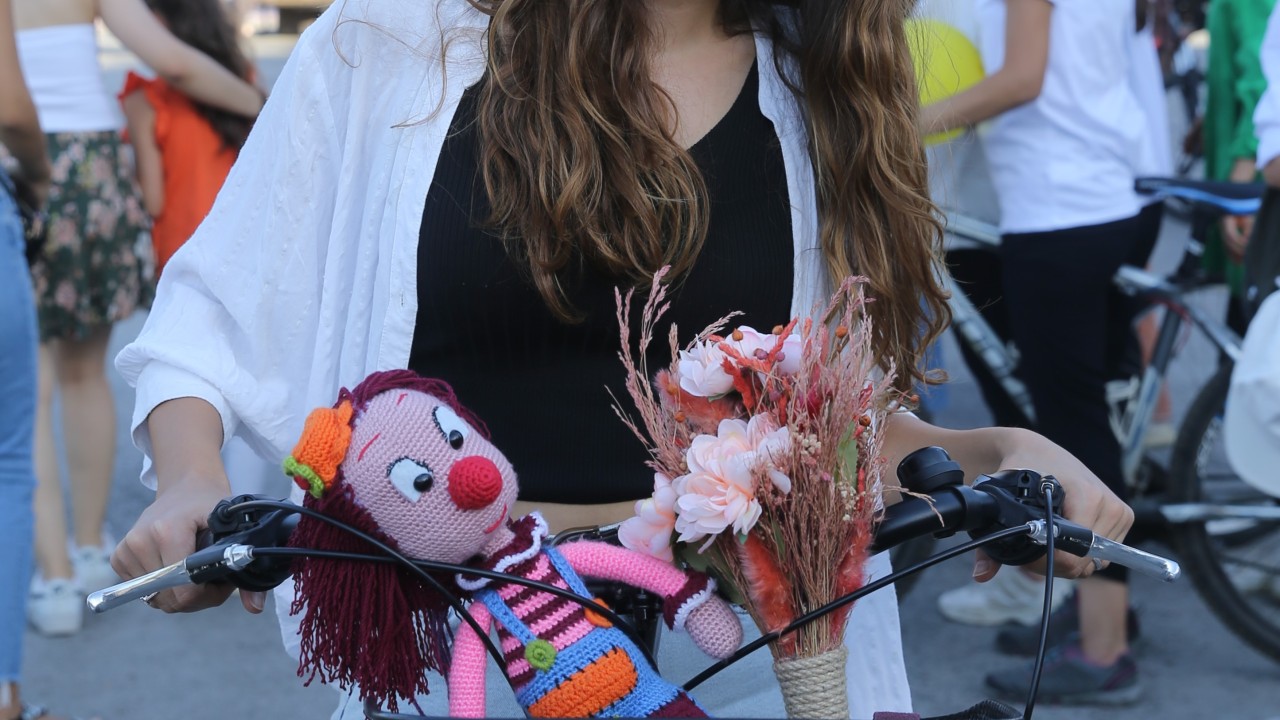 Mardin'de "Süslü Kadınlar Bisiklet Turu" düzenlendi
