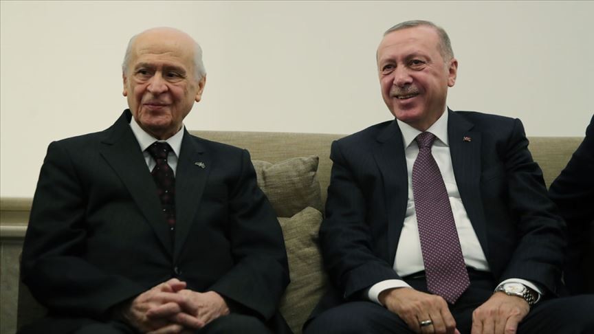 Başkan Erdoğan ile MHP Genel Başkanı Bahçeli görüştü