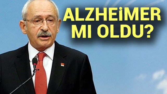 Alzheimer oldu!
