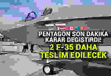 Penragon 2 F-35''i daha Türkiye''ye teslim ediyor