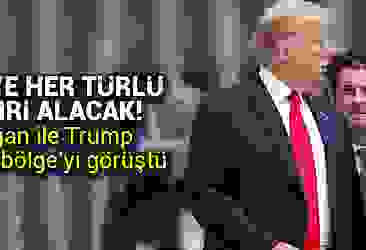 Erdoğan ile Trump ''güvenli bölge''yi görüştü