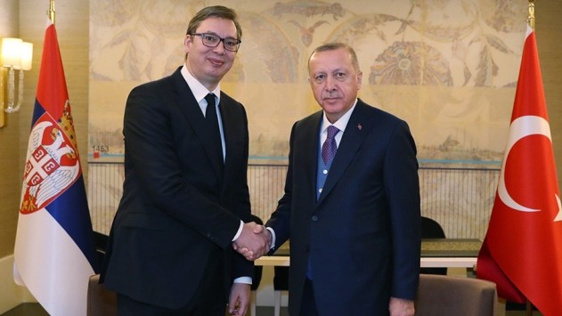 Başkan Erdoğan Vucic ile görüştü