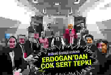 Erdoğan''dan Brüksel dönüşü sert tepki