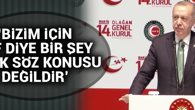 Başkan Erdoğan: Bizim için IMF diye bir şey artık söz konusu değildir