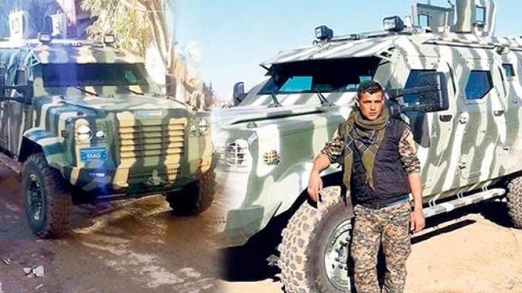 Kanada'dan YPG'ye zırhlı araç takviyesi