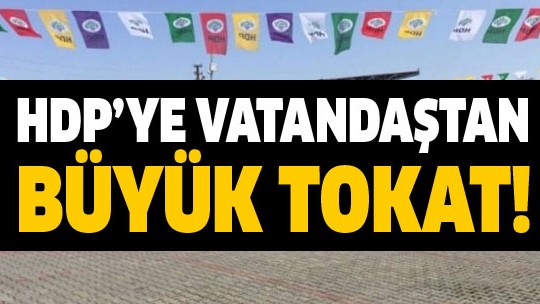 HDP'ye şok! Meydan boş kaldı