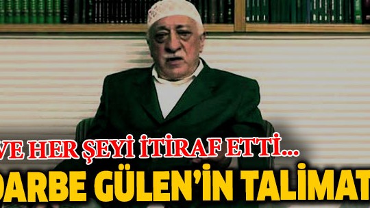 Jandarma Albay Arif Kalkan: Darbe talimatını Gülen verdi