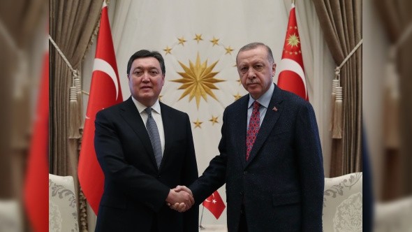 Erdoğan Kazakistan Başbakanı''nı kabul etti