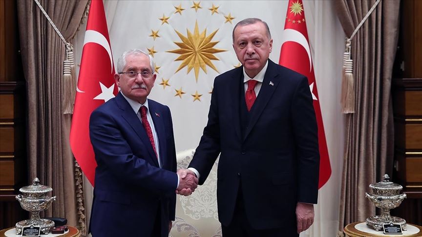 Cumhurbaşkanı Erdoğan, YSK Başkanı Güven''i kabul etti