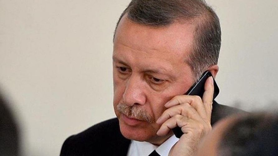 Erdoğan''dan taziye telefonu!
