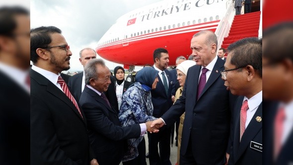 Başkan Erdoğan Malezya''ya gitti