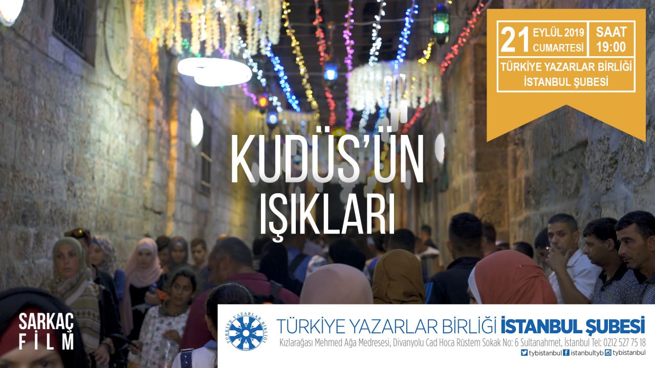 TYB İstanbul Dönem Açılışı’nı ‘Kudüs’ün Işıkları’yla Yapıyor
