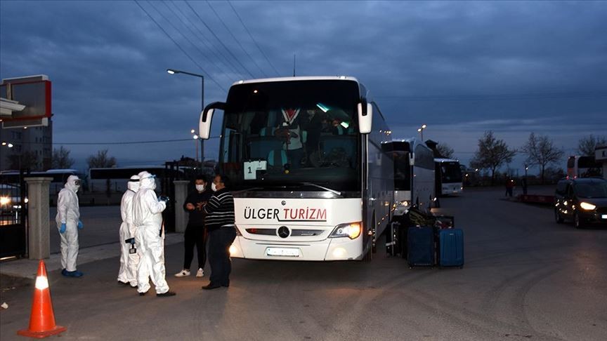 Kuveyt''ten getirilen 348 Türk vatandaşı yurda yerleştirildi