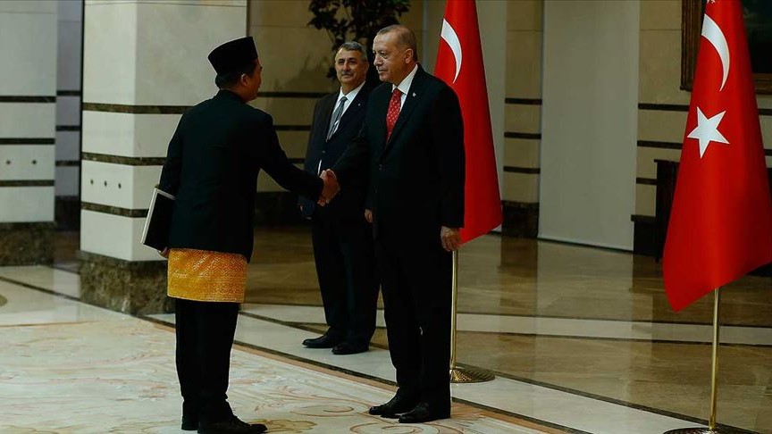 Erdoğan Endonezya Büyükelçisi''ni kabul etti