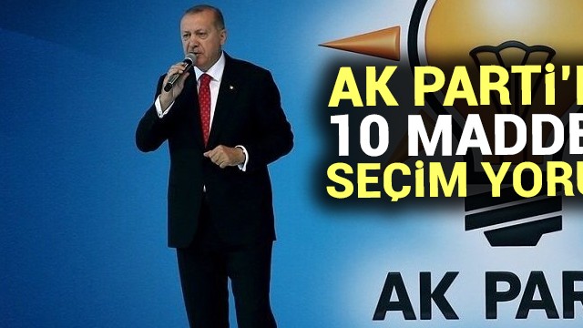 AK Parti''den İstanbul seçimi yorumu