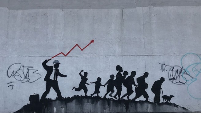 Banksy’nin 58 eserine el konuldu!